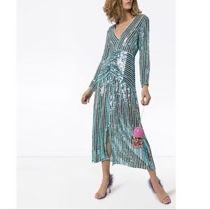 Rixo Emmy sequined midi dress